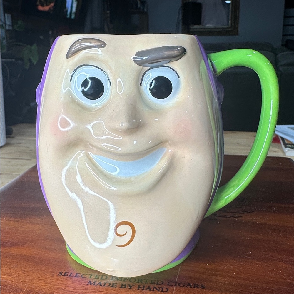 Colorful Character Buzz Lightyear Face Mug 23Oz Disney Pixar